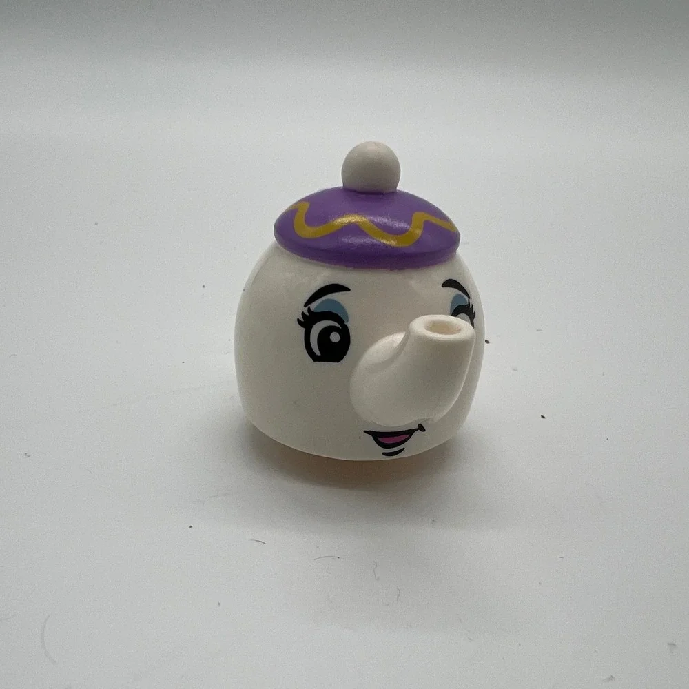 LEGO Disney Princess Mrs Potts Minifigure Head Beauty and the Beast Teapot